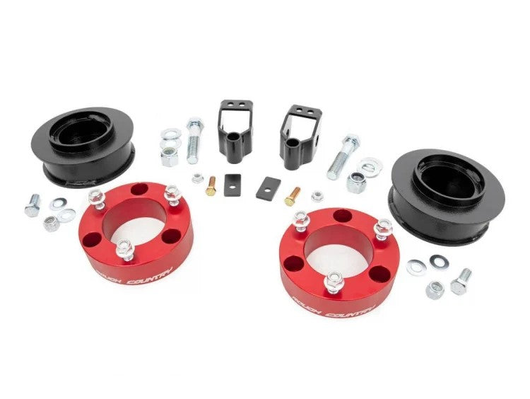 Rough Country 3 Inch Toyota Suspension Lift Kit 03-09 4Runner 4WD w/X-REAS Red