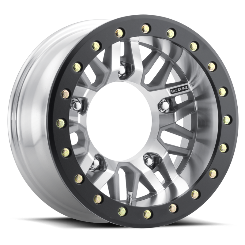 Raceline RT260M Ryno 15x5.5in 5x205 BP -5mm Offset 160mm Bore - Machined Beadlock Wheel