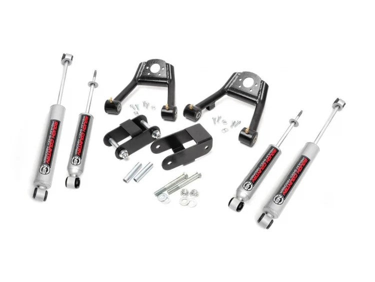 Rough Country 1.5-2 Inch Suspension Lift Kit 86-94 Nissan D21 Hardbody