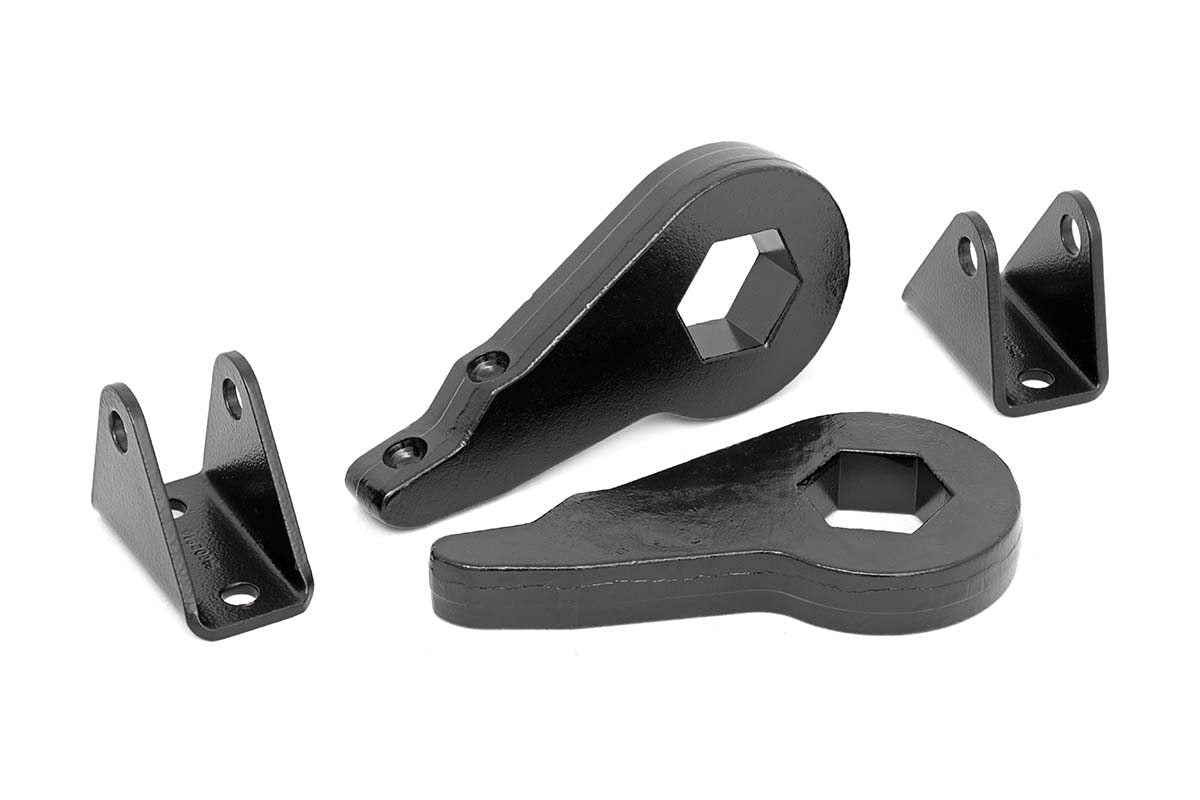 Rough Country 1.5-2 Inch Leveling Torsion Bar Keys 01-10 Silverado/Sierra 2500HD FF/FK RPO Models with Yellow, Tan or Purple Factory Keys