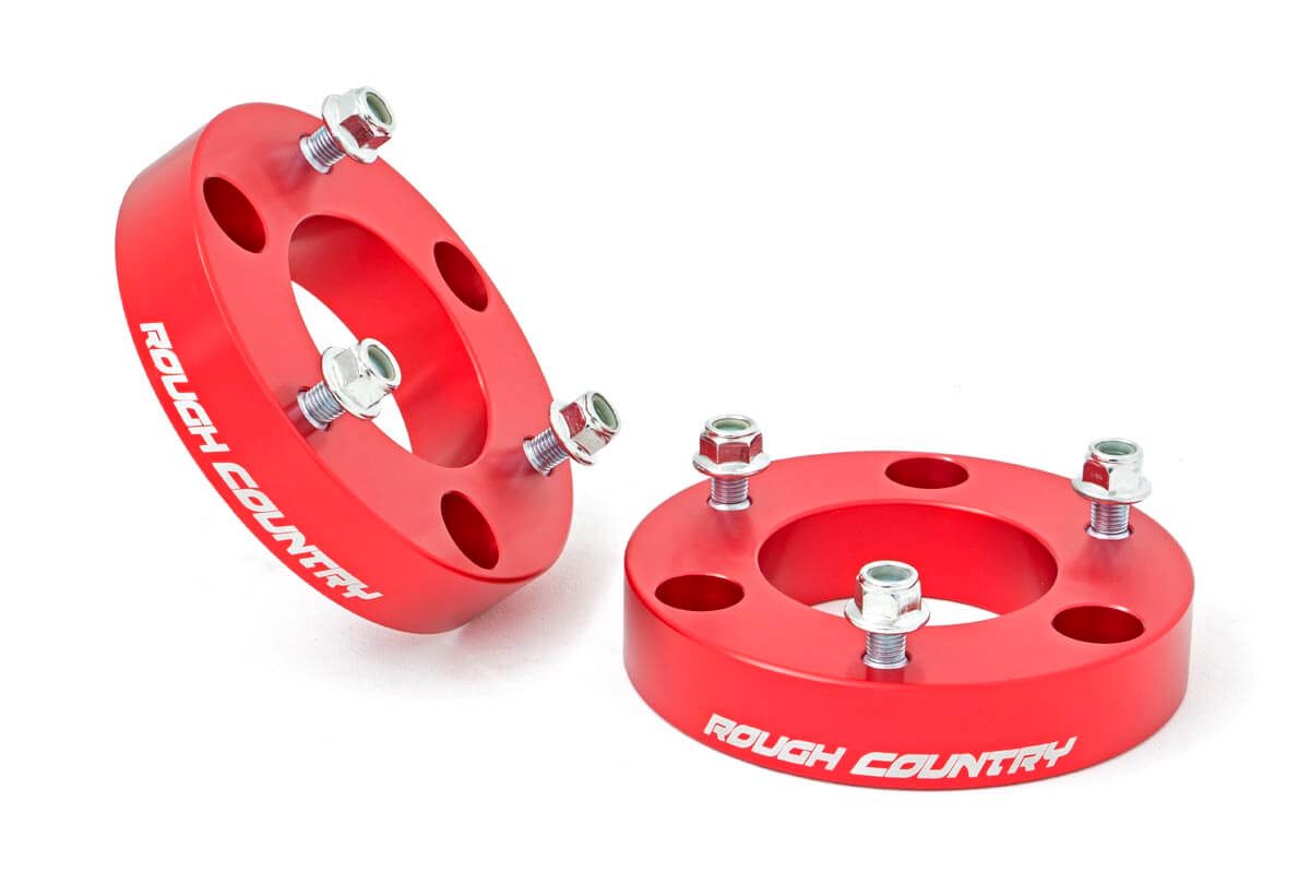 Rough Country 2 Inch Leveling Kit Red 17-20 Titan