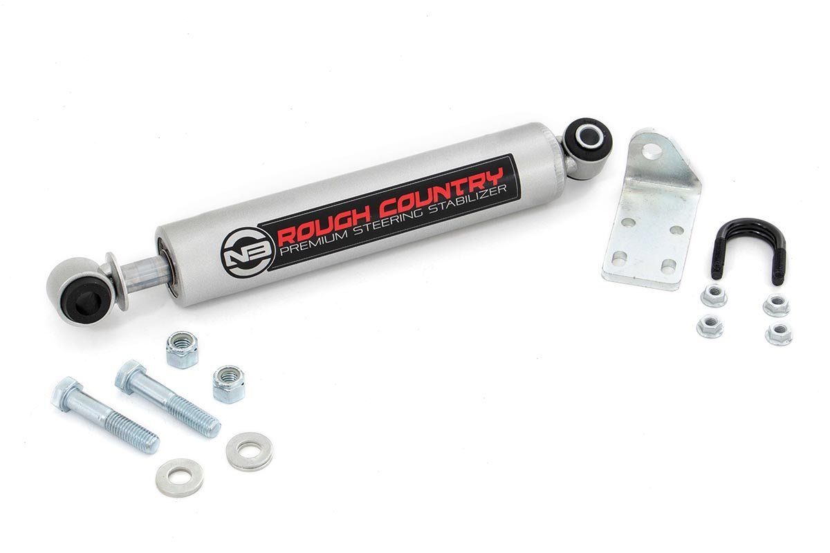 Rough Country N3 Steering Stabilizer 02-06 Avalanche 1500 00-06 Suburban 1500/Tahoe/Yukon/Yukon XL 1500 99-06 4WD Silverado/Sierra 1500