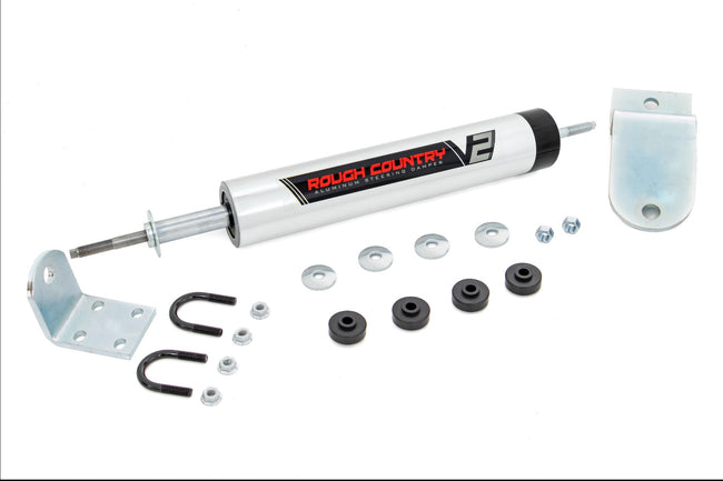 Rough Country V2 Steering Stabilizer 94-01 Dodge 1500/94-02 2500 2WD