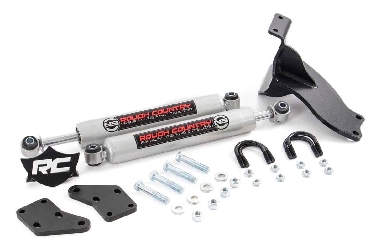 Rough Country Dodge Dual Steering Stabilizer 14-24 RAM 2500/3500