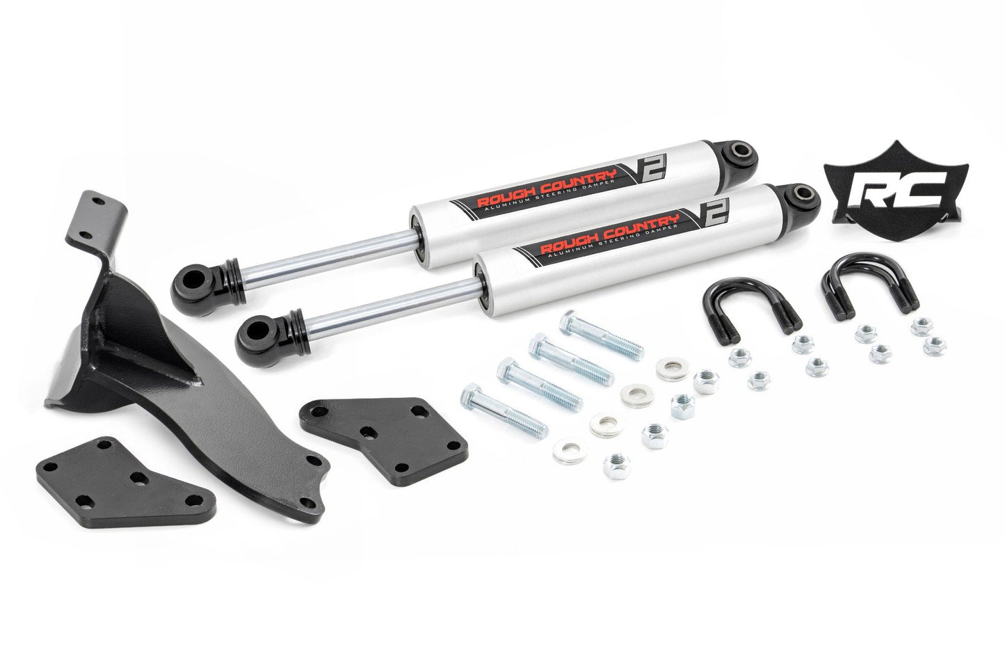 Rough Country V2 Steering Stabilizer Dual 14-24 Ram 2500 4WD