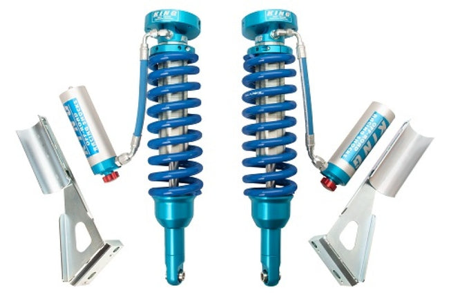 King Shocks 2005-2023 Toyota Tacoma (6 Lug) Front 2.5 Dia Remote Res Coilover w/Adjuster (Pair)