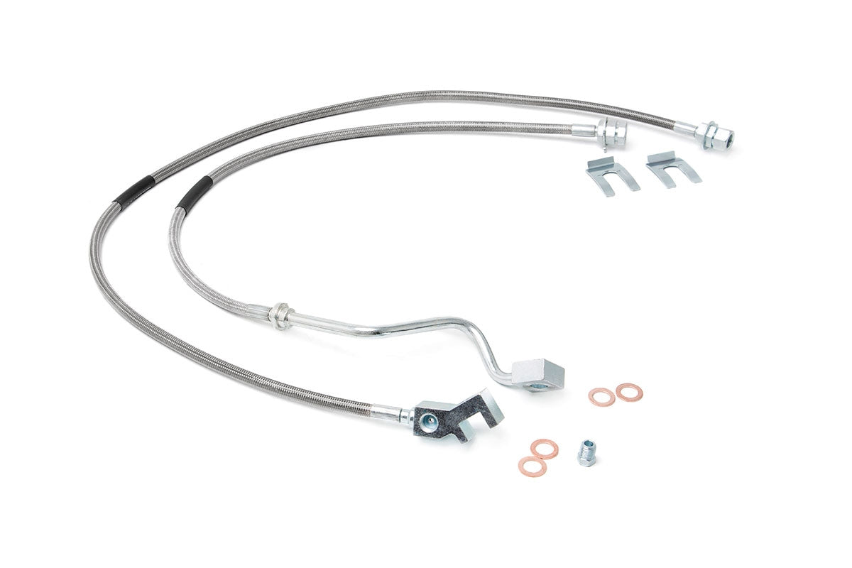 Rough Country Extended Front Brake Lines 4-8 Inch Lifts 99-04 F250/350