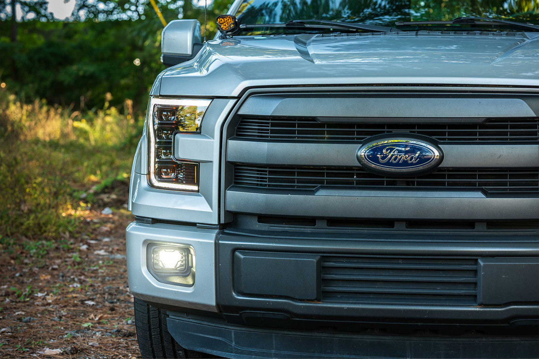Morimoto 15-20 Ford F-150, 17-21 F-250 F-350 Super Duty 4Banger HXB Fog Pocket LED Light Kit, White
