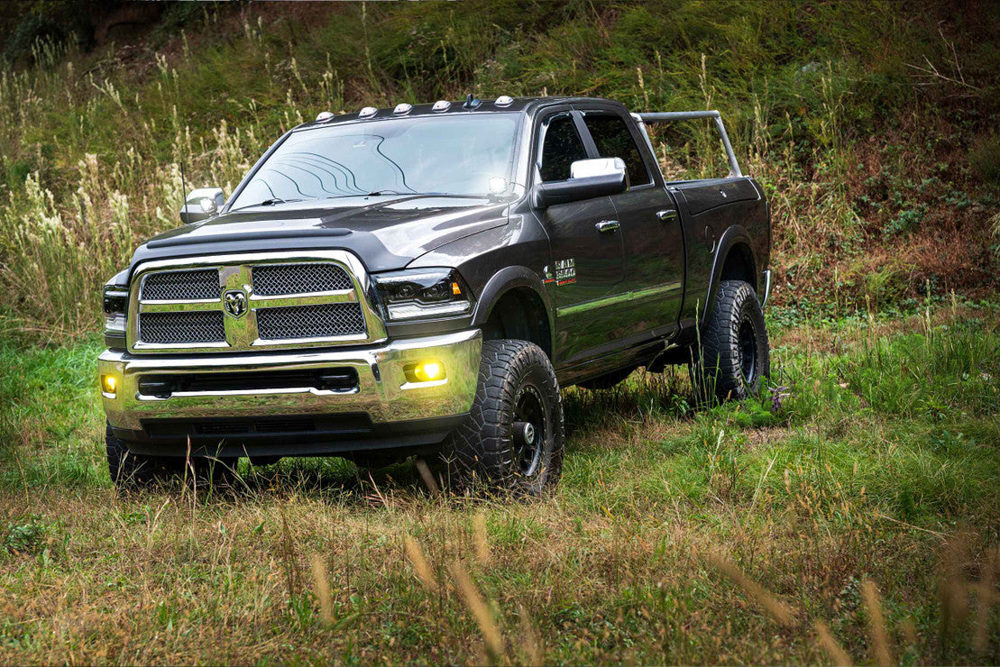 Morimoto 09-12 Ram 1500, 10-18 Ram 2500 3500 4Banger NCS Fog Pocket LED Light Kit, For Horizontal Fog Pockets, White