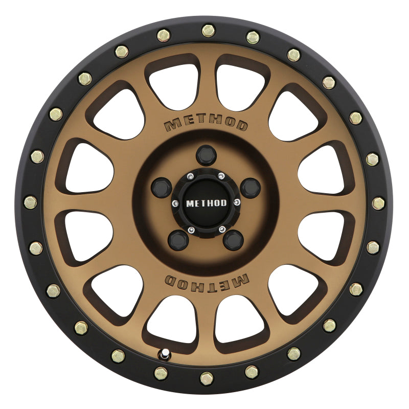 Method MR305 NV 18x9 +25mm Offset 5x150 116.5mm CB Method Bronze Black Street Loc Wheel