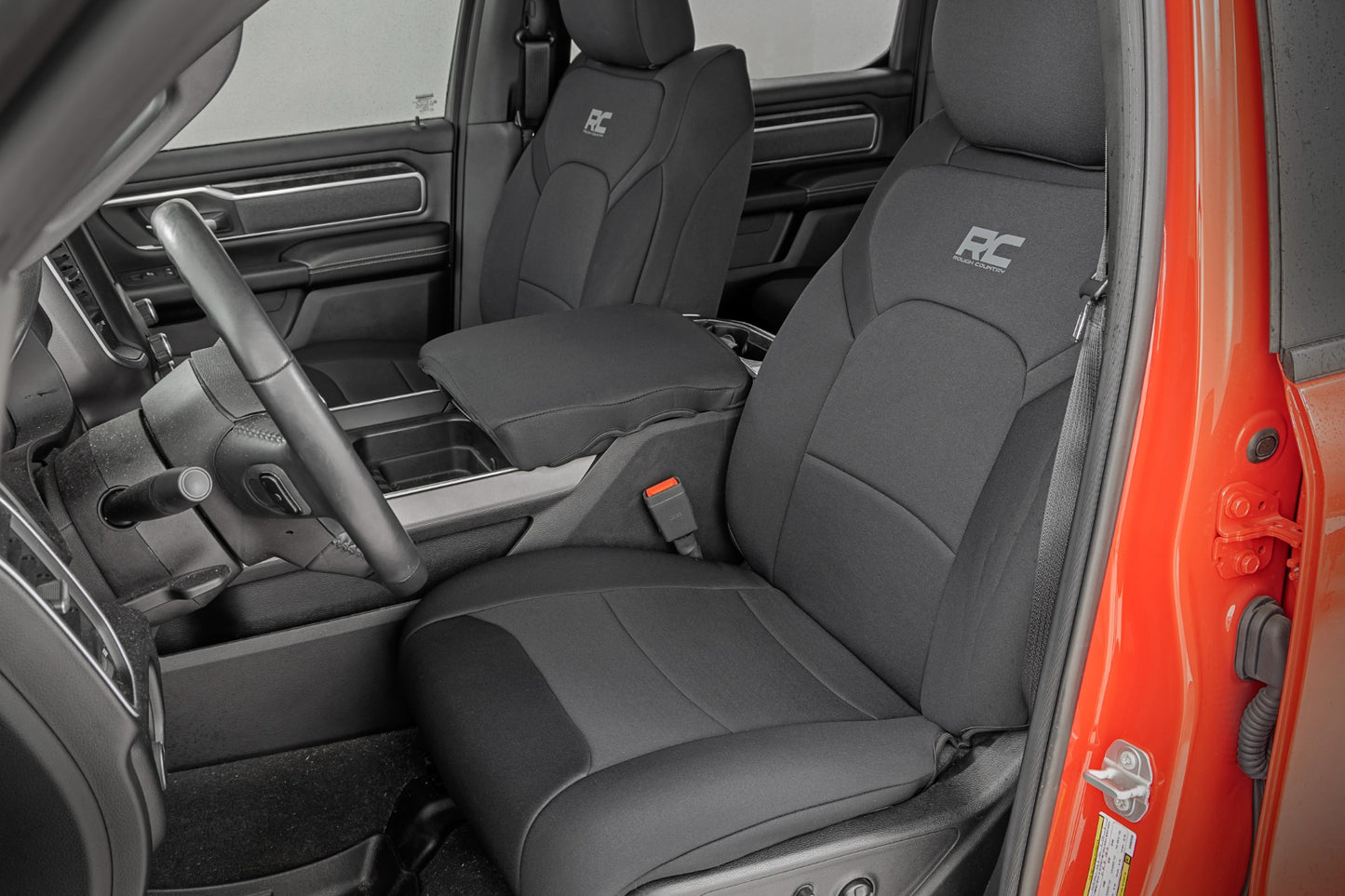 Rough Country Seat Covers Bucket Seats Front 19-22 Ram 1500 2WD/4WD