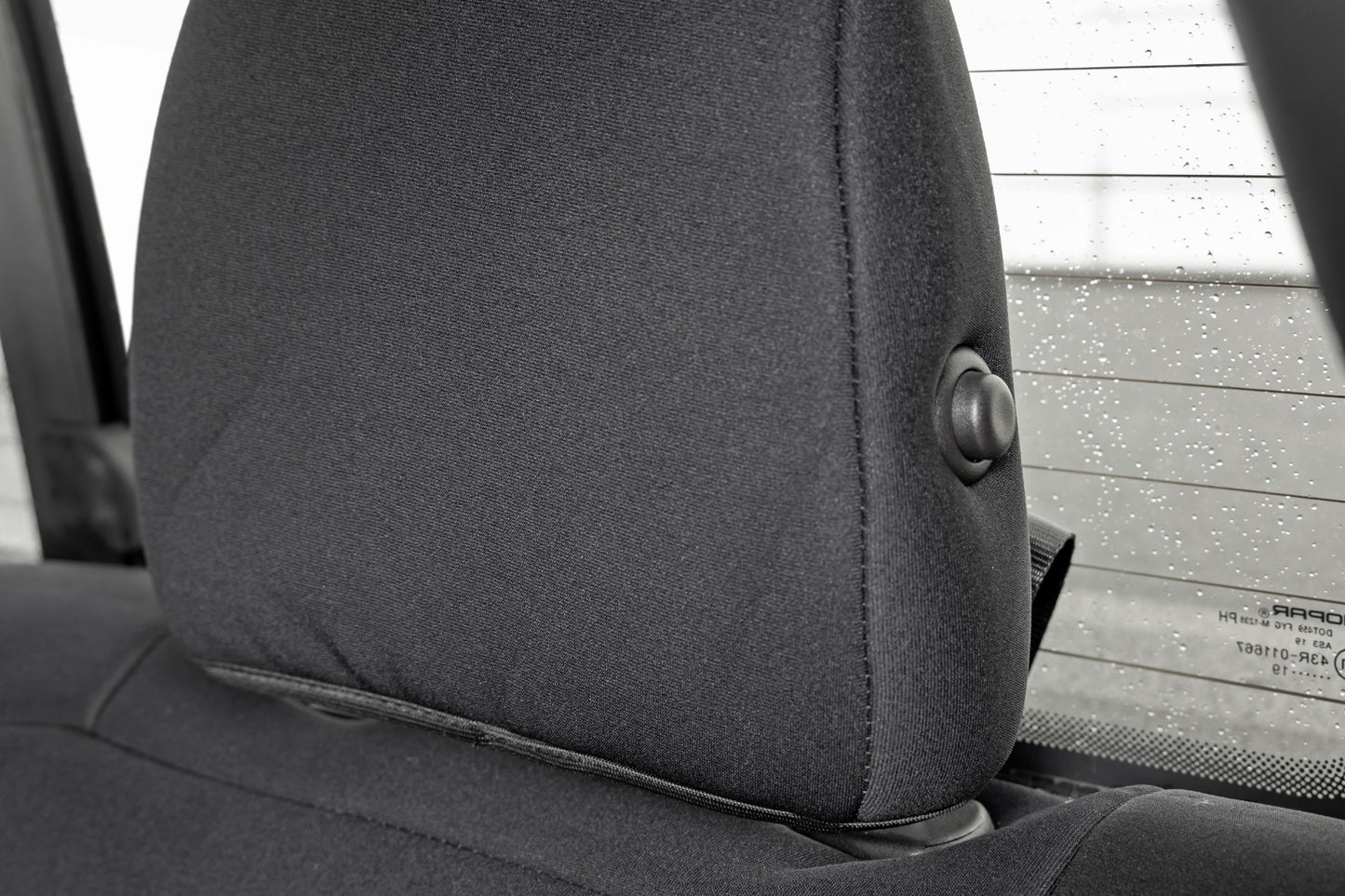 Rough Country Seat Covers Bucket Seats Front and Rear 19-22 Ram 1500 2WD/4WD