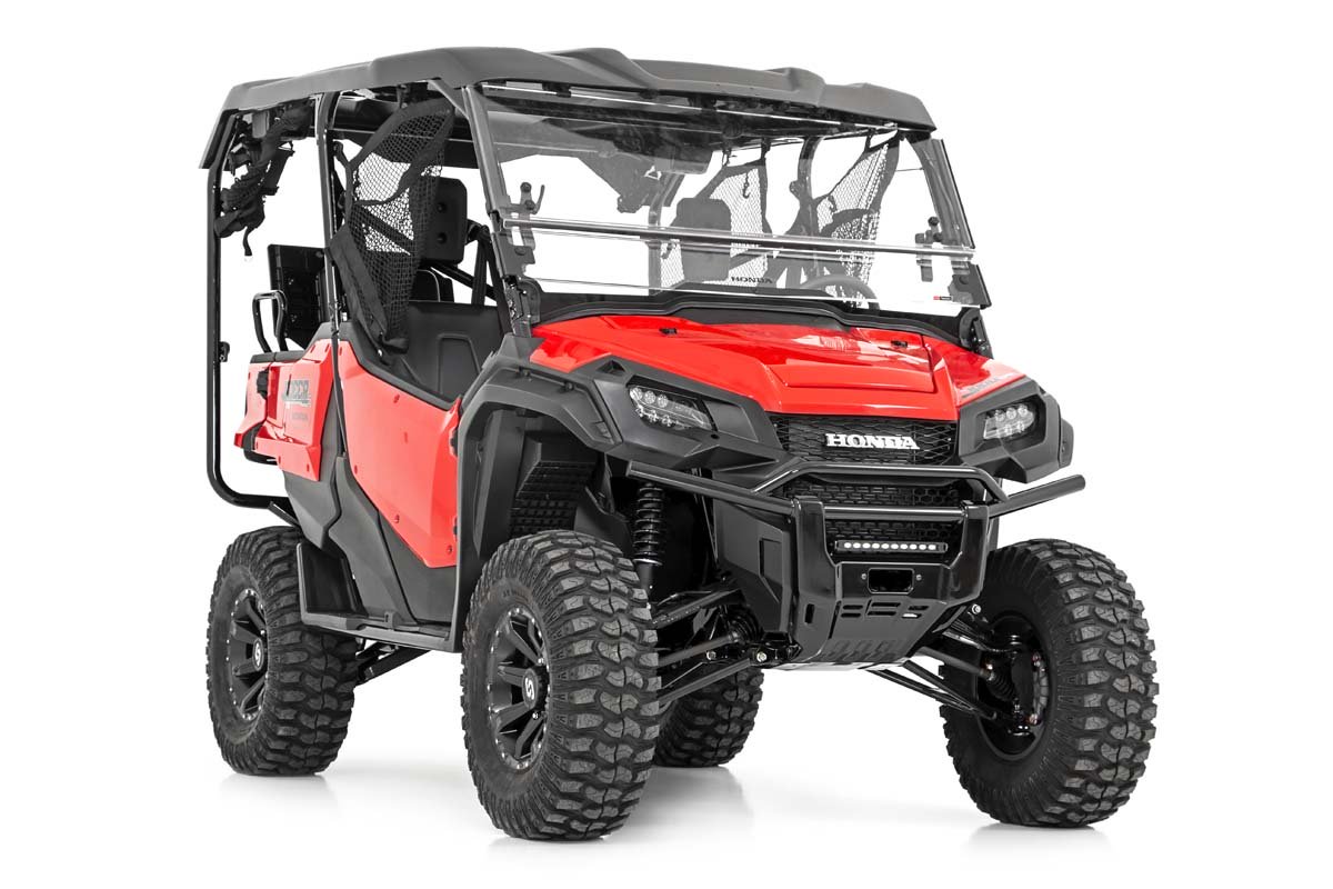 Rough Country Honda Single 10 Inch Slimline LED Bumper Kit 16-20 Pioneer 1000
