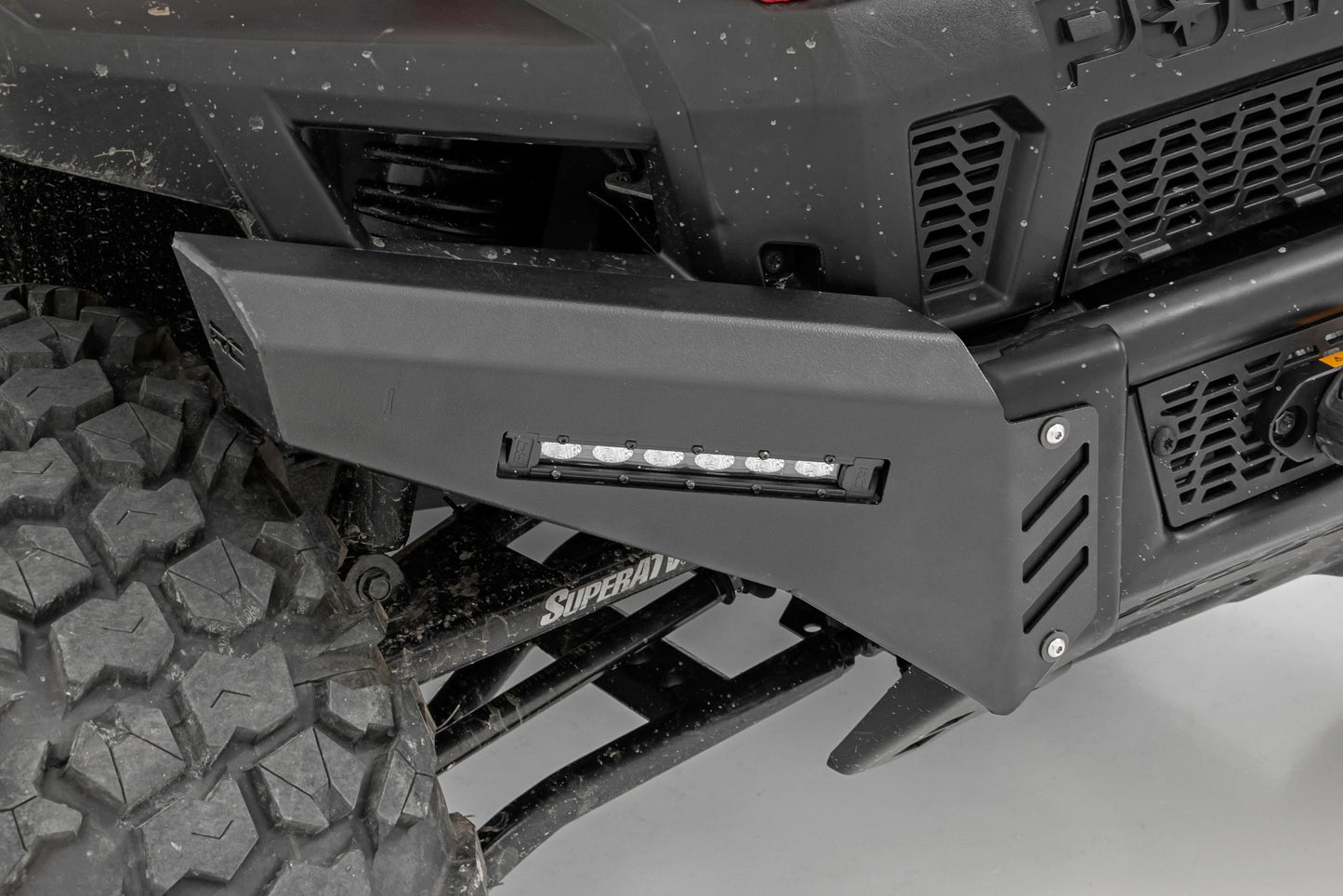 Rough Country Polaris Front Bumper Panels w/ 6.0 Inch LED Light Bars (13-19 Ranger)