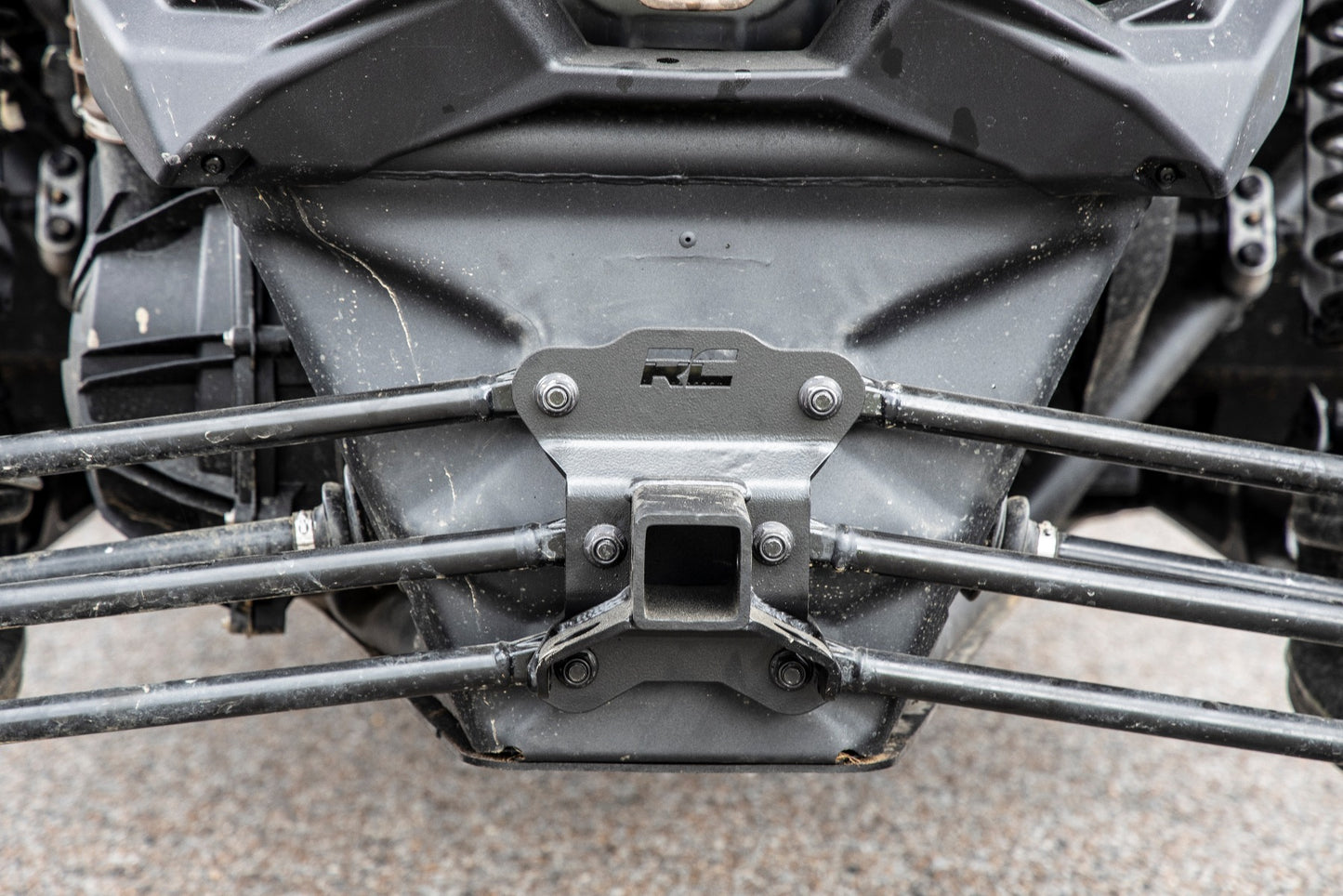 Rough Country Can-Am 2.0 Inch Receiver Hitch Plate For 17-20 Maverick X3