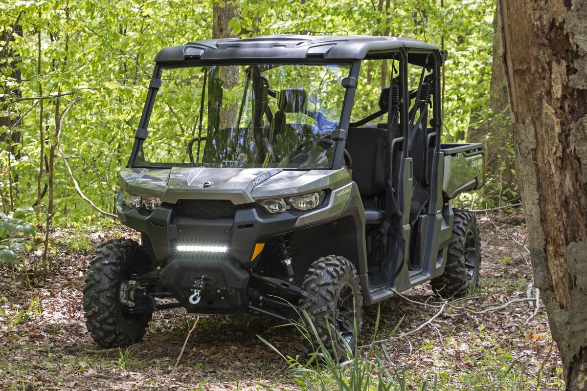 Rough Country Scratch Resistant Full Windshield 16-23 Can-Am Defender