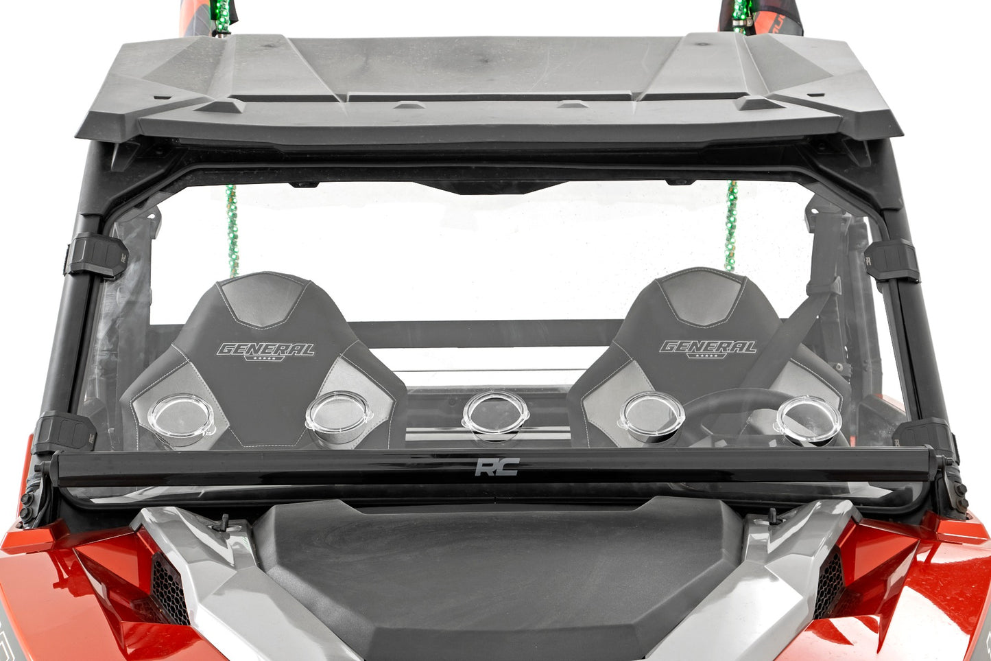 Rough Country Polaris Full Windshield Vented 16-21 Polaris General 4WD