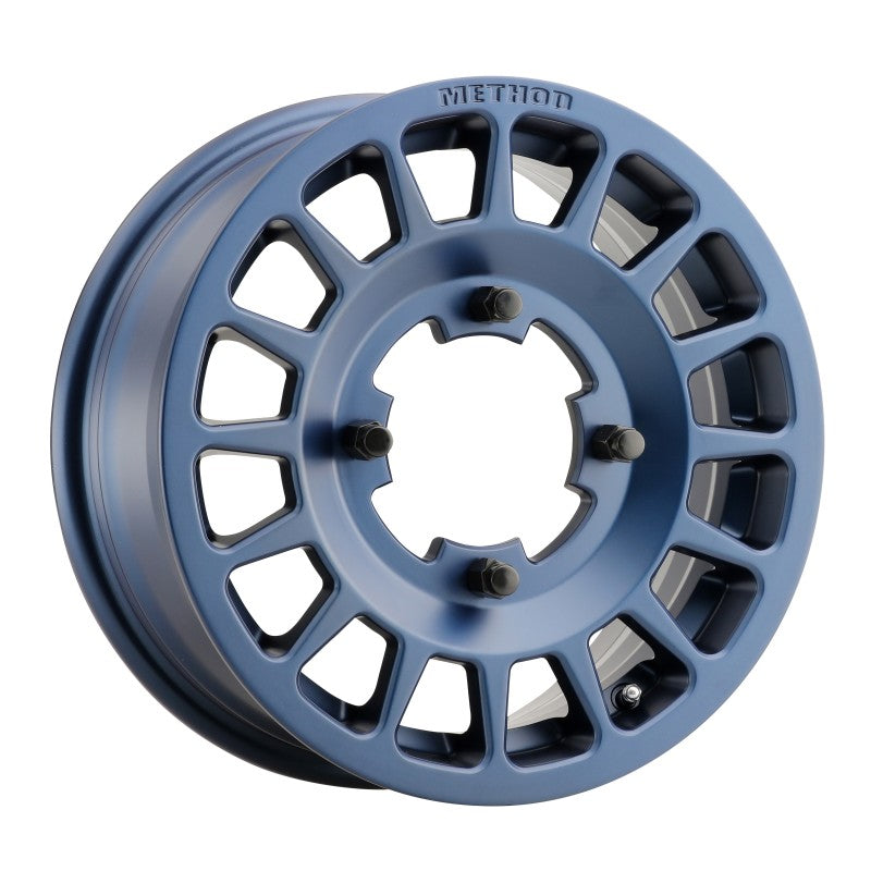 Method MR407 Bead Grip 15x6 5+1 51mm Offset 5x4.5 77mm CB Bahia Blue Wheel