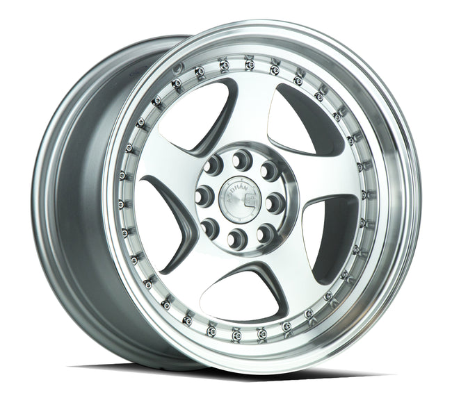 Aodhan Wheels AH01 Silver Machined Face 15x8 4x100/114.3 | +20 | 73.1
