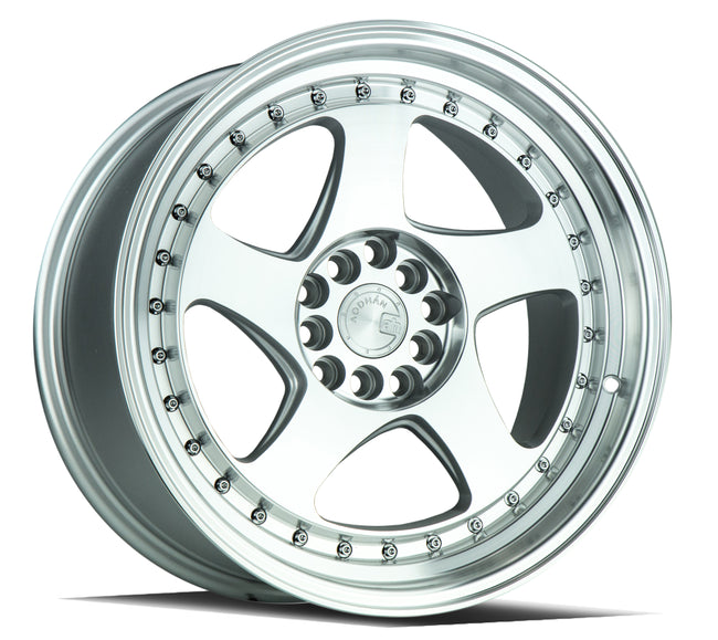 Aodhan Wheels AH01 Silver Machined Face 17x9 5x100/114.3 | +25 | 73.1