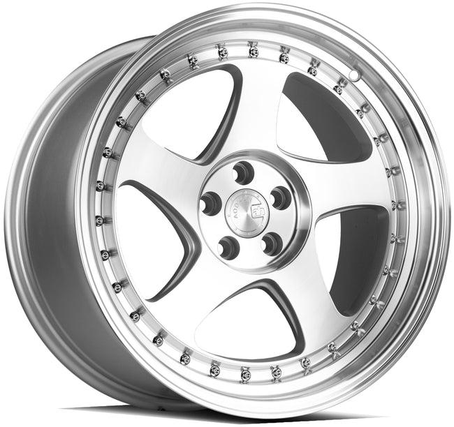 Aodhan Wheels AH01 Silver Machined Face 18x9.5 5x100 | +35 | 72.6