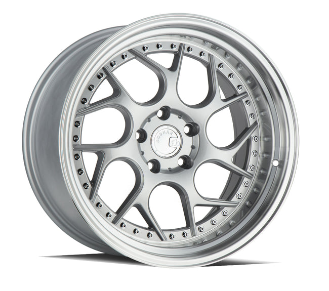 Aodhan Wheels DS01 Silver w/Machined Lip 18x9.5 5x114.3 | +30 | 73.1