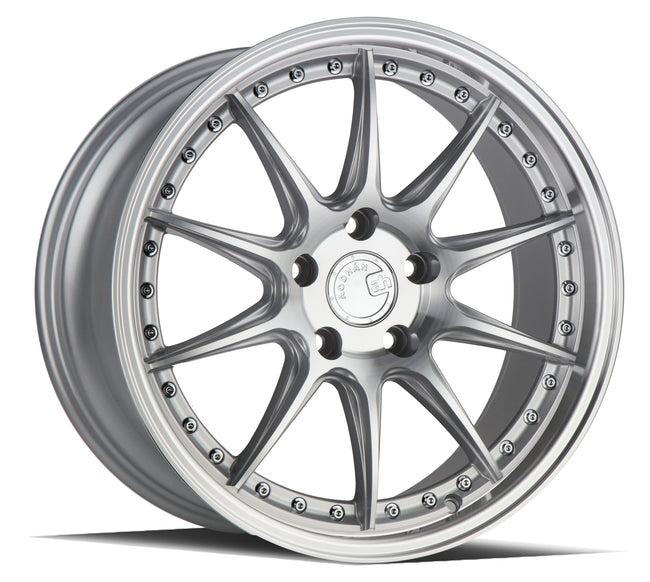 Aodhan Wheels DS07 Silver w/Machined Face 18x8.5 5x100 | +35 | 73.1