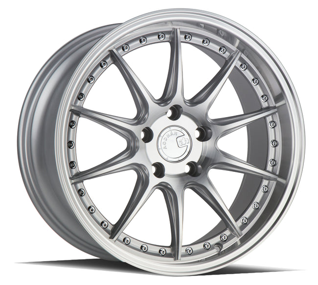 Aodhan Wheels DS07 Silver w/Machined Face 18x9.5 5x100 | +35 | 73.1