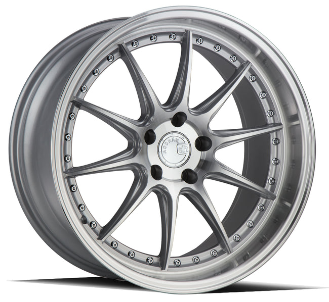 Aodhan Wheels DS07 Silver w/Machined Face 19x9.5 5x114.3 | +22 | 73.1