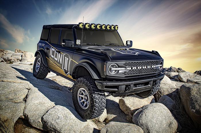 ICON 21-UP BRONCO NON-SASQUATCH 3-4" LIFT STAGE 4 SUSPENSION SYSTEM BILLET