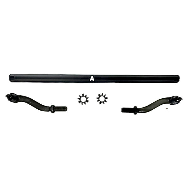 Apex Chassis JK 2.5 Ton Extreme Duty Tie Rod Assembly in Black Aluminum