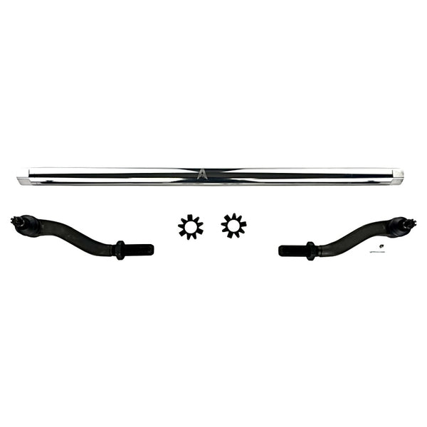 Apex Chassis JK 2.5 Ton Extreme Duty Tie Rod Assembly in Polished Aluminum