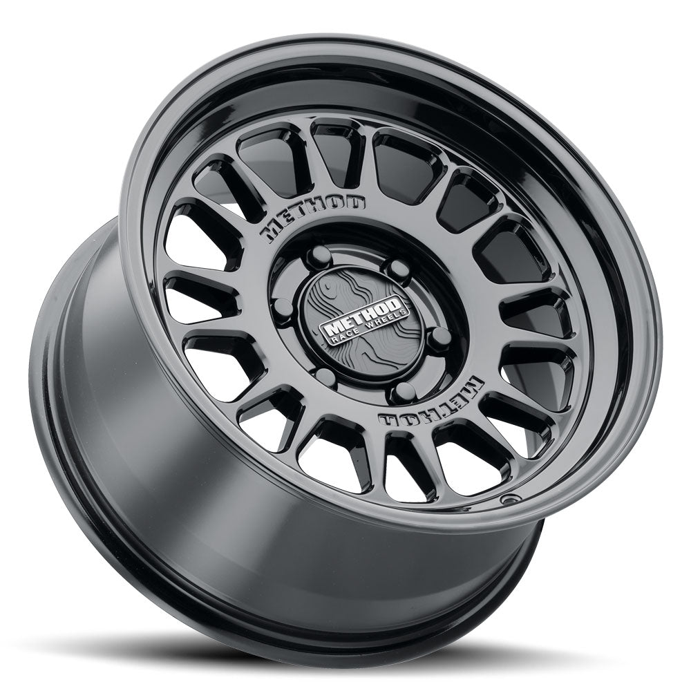 Method MR318 17x8.5 0mm Offset 5x5 71.5mm CB 4.7 BS - Gloss Black Wheel