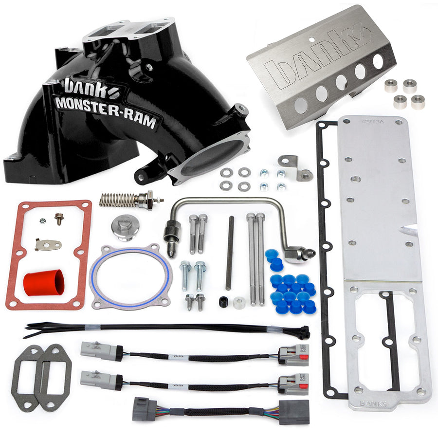 Banks Power 13-18 Ram 6.7L Monster-Ram Intake System Gen-2 w/Fuel Line - Black w/Heater System