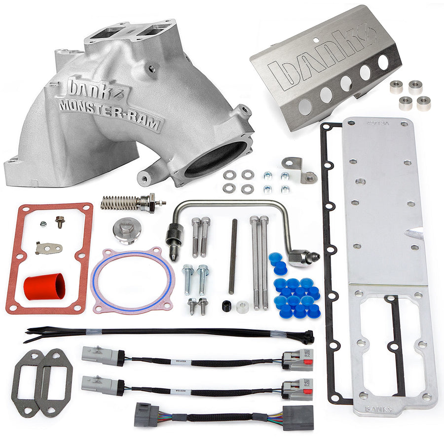 Banks Power 13-18 Ram 6.7L Monster-Ram Intake System Gen-2 w/Fuel Line - Natural w/Heater System