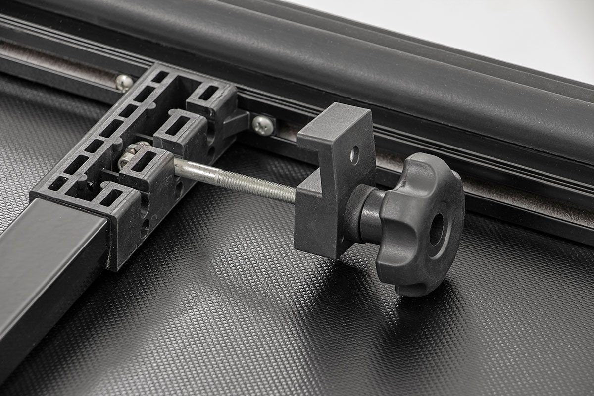 Rough Country Ford Soft Tri-Fold Bed Cover 2021-2023 F-150 - 5.5 Ft Bed