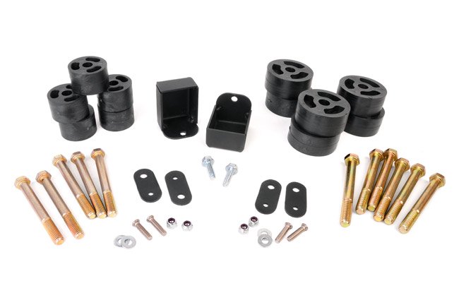Rough Country 1.25 Inch Jeep Body Lift Kit 87-95 Wrangler YJ Manual Transmission