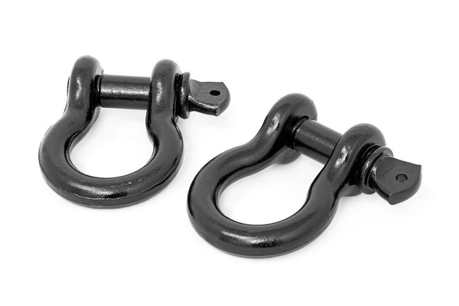 Rough Country D-Ring Set Black Sold as a Pair