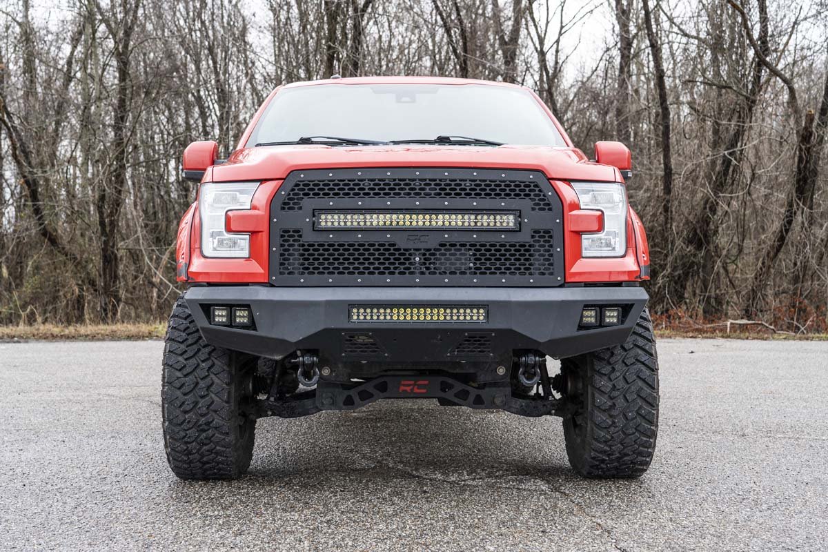 Rough Country Ford Tow Hook to Shackle Conversion Kit w/D-Ring & Rubber Isolators 09-20 F-150