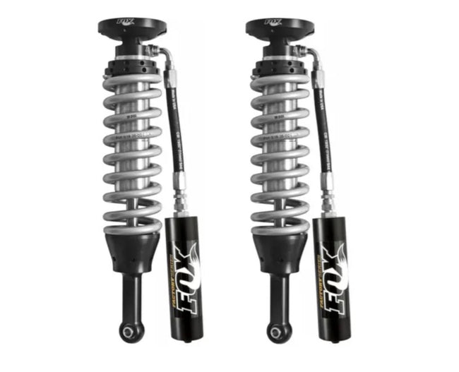 Fox 07+ Tundra w/UCA 2.5 Factory Series 6.73in. Remote Res. Coilover Shock Set / Mid-Travel - Blk