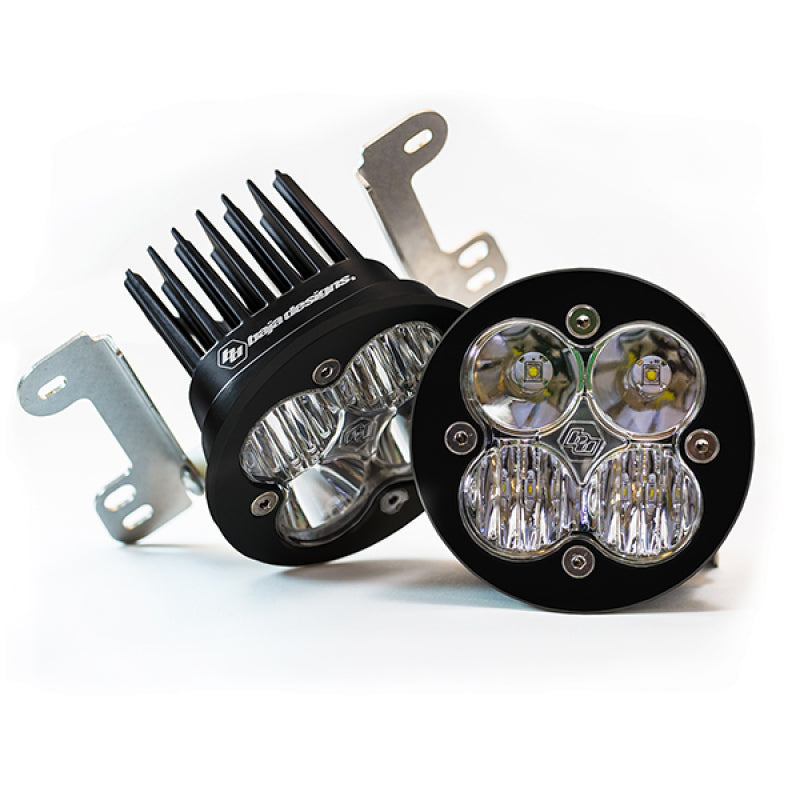 Baja Designs Jeep 2010-18 Wrangler JK w/ Standard OE Bumper Squadron R Sport Fog Pocket Kit