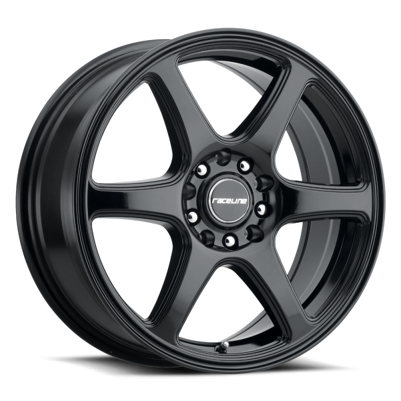 Raceline 146B Matrix 18x8in 5x112 5x120 BP 40mm Offset 74.1mm Bore - Gloss Black Wheel