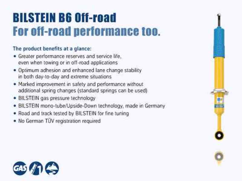 Bilstein 4600 Series 15-16 Ford F-150 RWD Front 46mm Monotube Shock Absorber