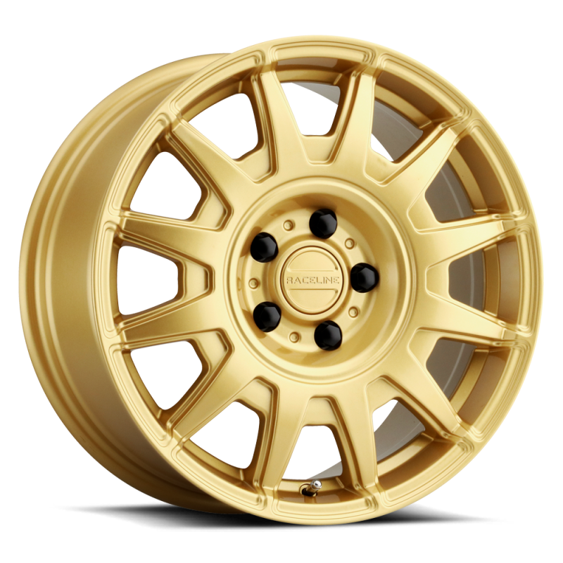 Raceline 401GD Aero 17x8in 5x114.3 BP 40mm Offset 72.62mm Bore - Gloss Gold Wheel
