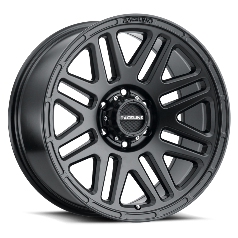 Raceline 944B Outlander 16x6in 6x139.7 BP 0mm Offset 4.25mm Bore - Satin Black Wheel