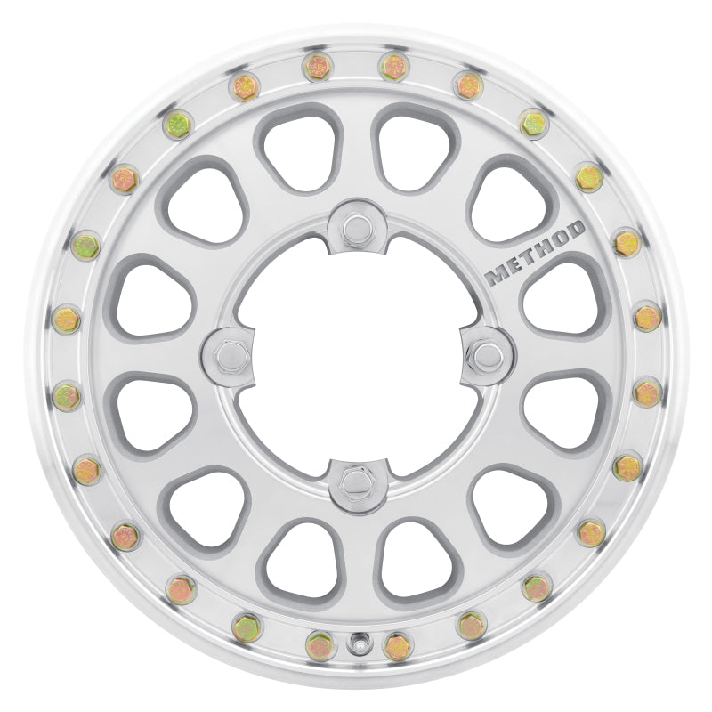 Method MR401-R UTV Beadlock 15x5 5+0 43mm Offset 4x156 127mm CB Machined - Raw Wheel