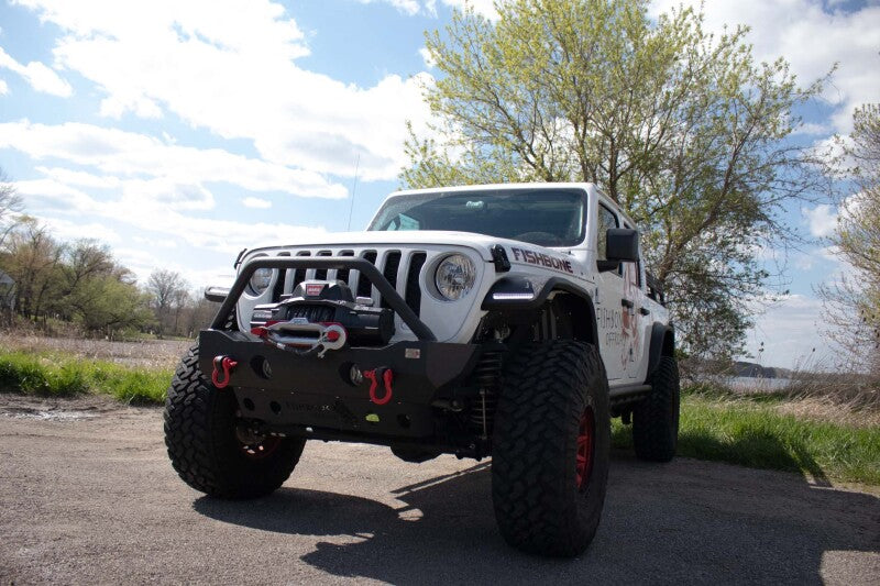 Fishbone Offroad 2018+ Jeep Wrangler JL/JLU/2020+ Gladiator JT  Alum Front Fender Flares  - Black