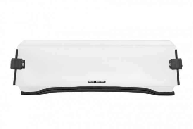 Rough Country Half Windshield | Scratch Resistant | Polaris RZR 08-14 800