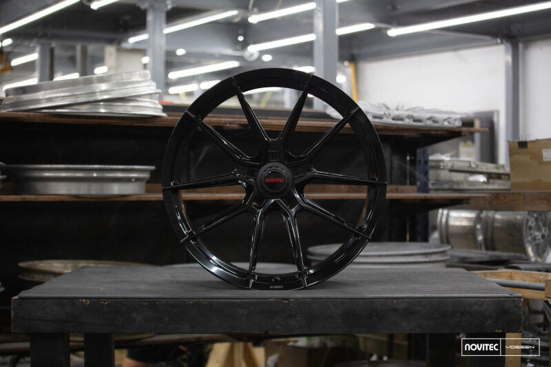 Vossen x Novitec NF10 21x9.5 ET:28 Gloss Black Ferrari SF90 Front Wheel
