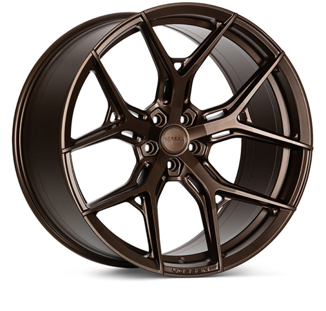 Vossen HF-5 20X9 - 5X114.3 - ET32 - FLAT - 60.1 - Satin Bronze Wheel